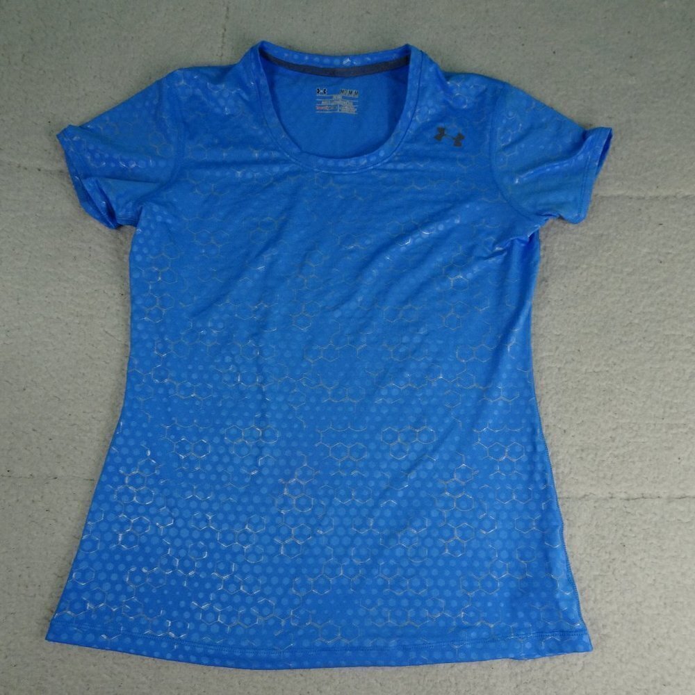 Under Armour Heatgear Base Blue Shirt Youth Med